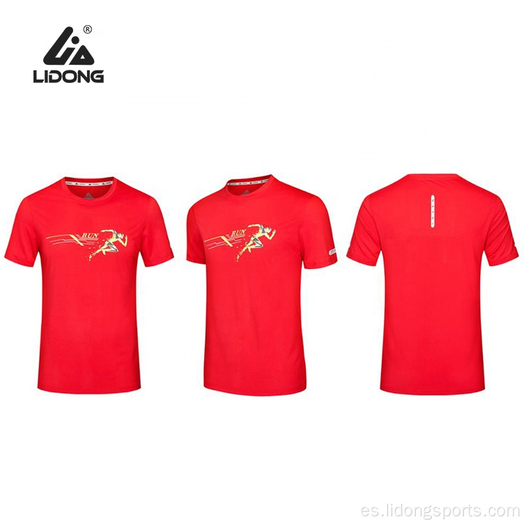 Wholesale ajuste al aire libre jogging corriendo camiseta toma de corriente