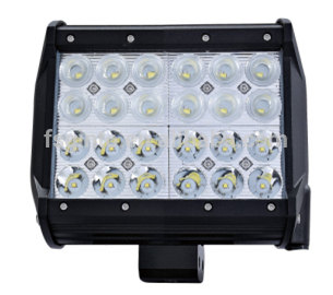 Factory low price 6.5'' 72W quad row LED light bar for offroad