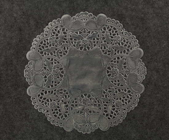 Foil Paper Doily Sliver