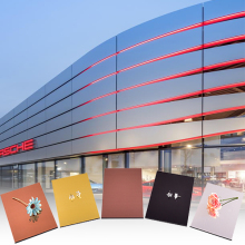 2000mm Width Custom Color Fireproof Aluminum Composite Panel