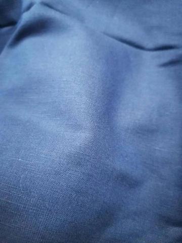 LINEN COTTON INTERWOVEN PLAIN DYED FABRIC