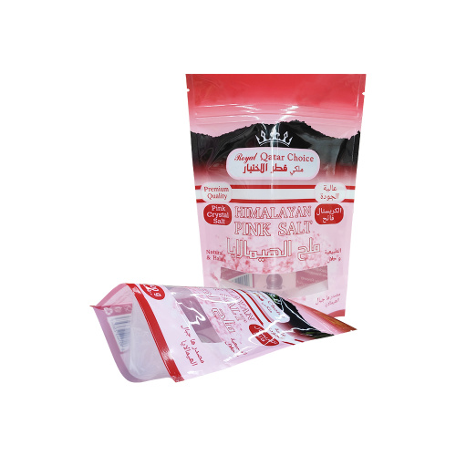 Återvinningsbar havssaltförpackning Anpassad rosa tryckt väska