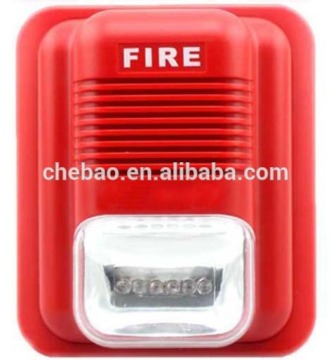 FS-03,DC12V-24V 3 sounds Fire alarm strobe horn strobe fire siren