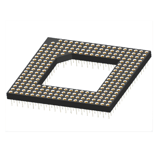 Maskinbearbetad PGA Pin Grid Array Socket 2,54x2,54mm