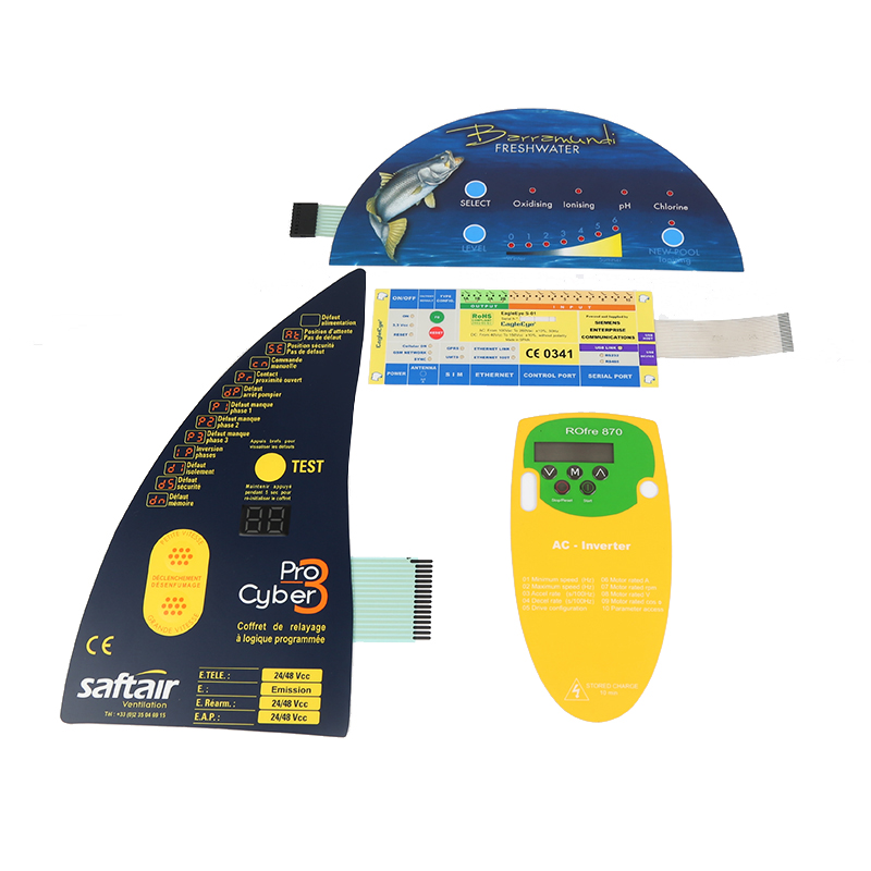 Moisture-resistant Membrane Switch with 3M Adhesive