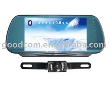 7 inch bluetooth rearview monitor (with backup camera)