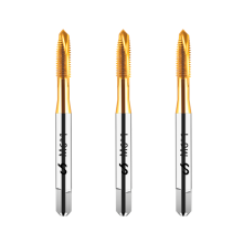 CH High-Speed Steel Tap & Die Set Cobalt Spiral Point M6*1 Tin Coating High-Efficiency Thread Cutter