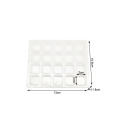 Transparent Plastic 20 Cell Clear Chocolate Insert Tray