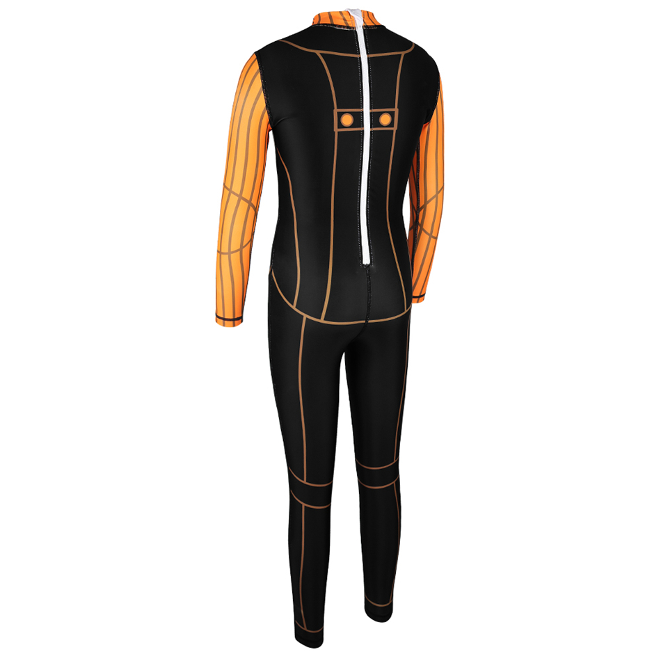 Rashguard sur tout le corps Seaskin pour garçons avec fermeture à glissière dans le dos