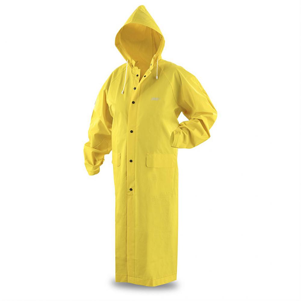 مصنع للماء PVC RainCoat المطر البدلة مع هود