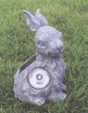 Solar Poly Resin Lamp