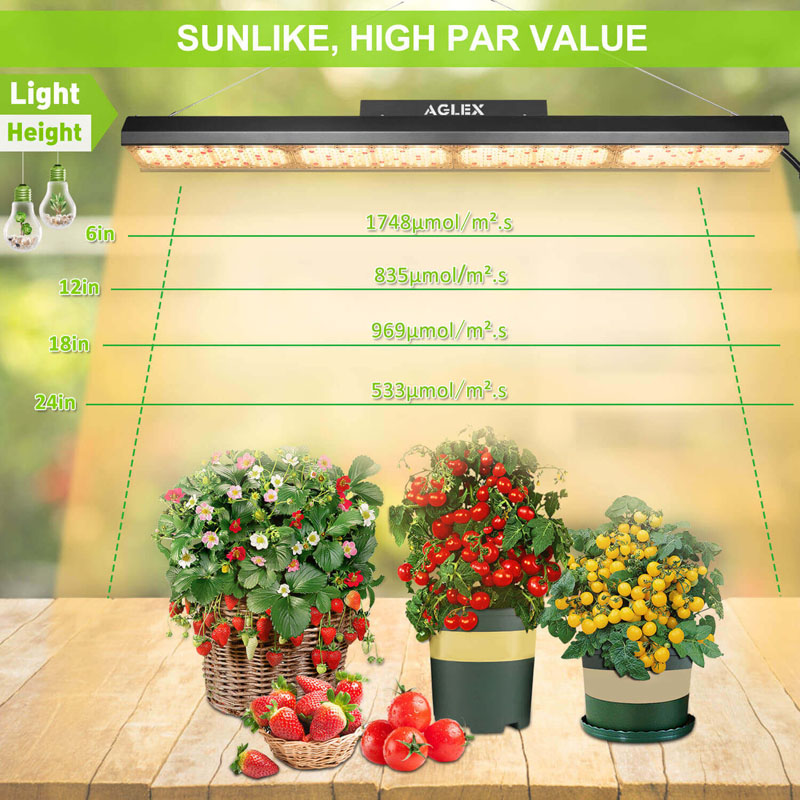 Il led spydr bianco caldo da interno coltiva la luce regolabile