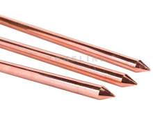 Varilla de puesta a tierra de cobre