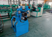Skirt plate forming machine (creasing machine)