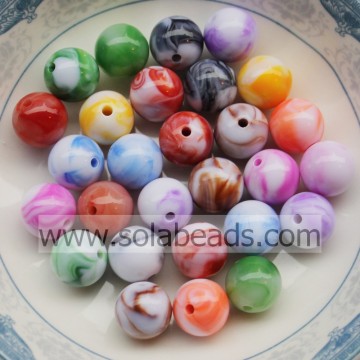 Summer 12mm Hair Round Smooth Tiny beads