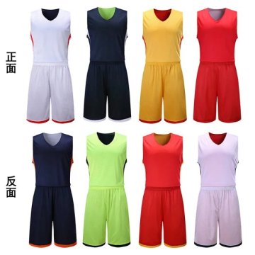 top quality cheap reversible basketball uniforms