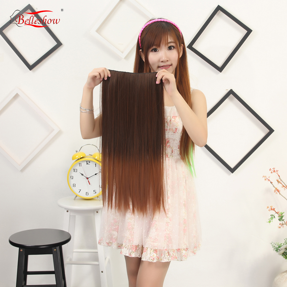 Hot sellhair clip in extension wet and wavy clip in hair extension synthetic cheap kinky straight clip in hair extension