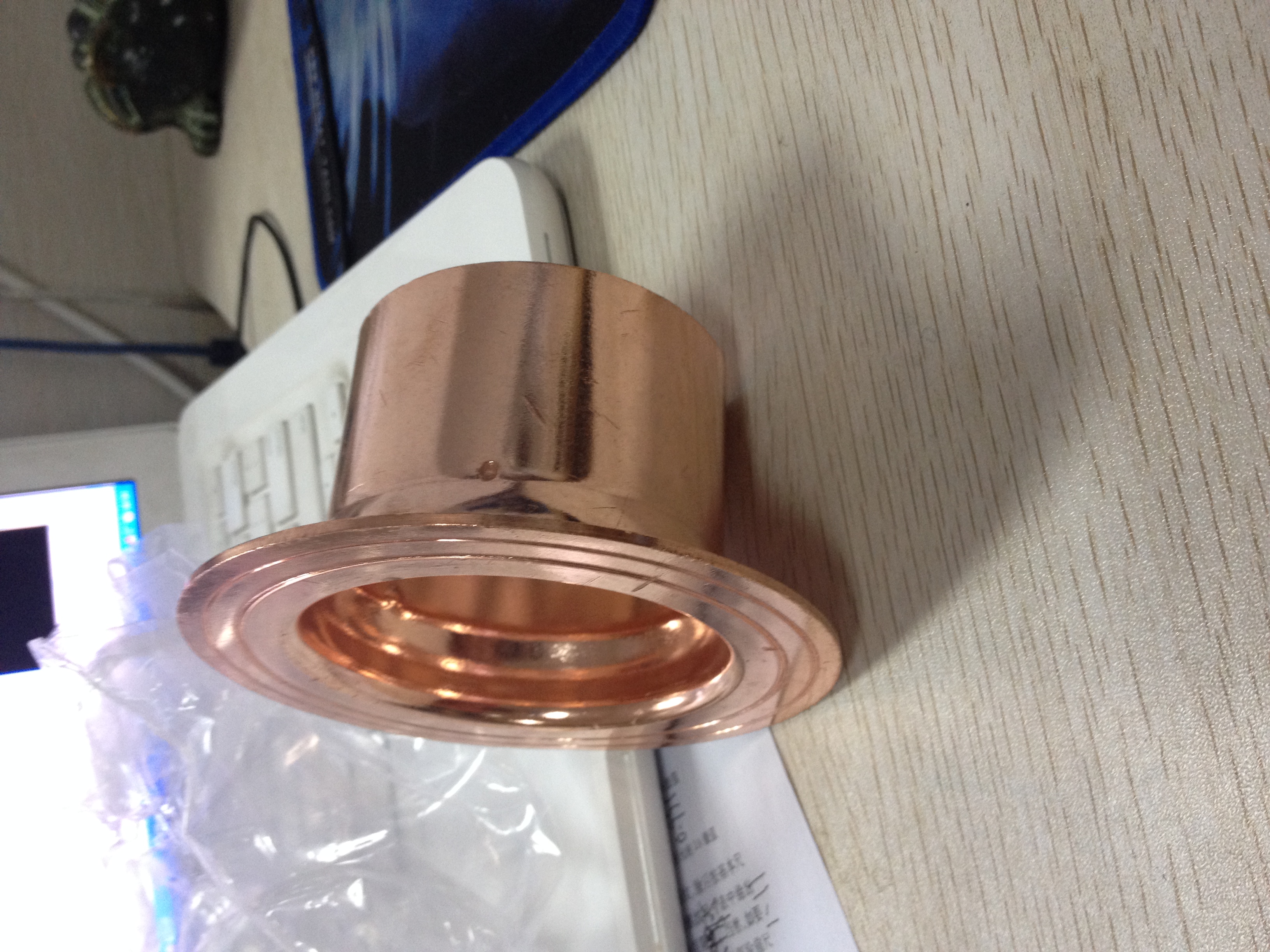 copper flange socket