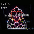 Colorido corazón Rhinestone Valentine&#39;s Day Crown Love