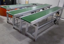 Lightweight belt conveyor machine