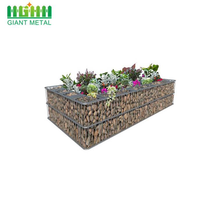 high quality galvanized welded gabion basket retaining wall