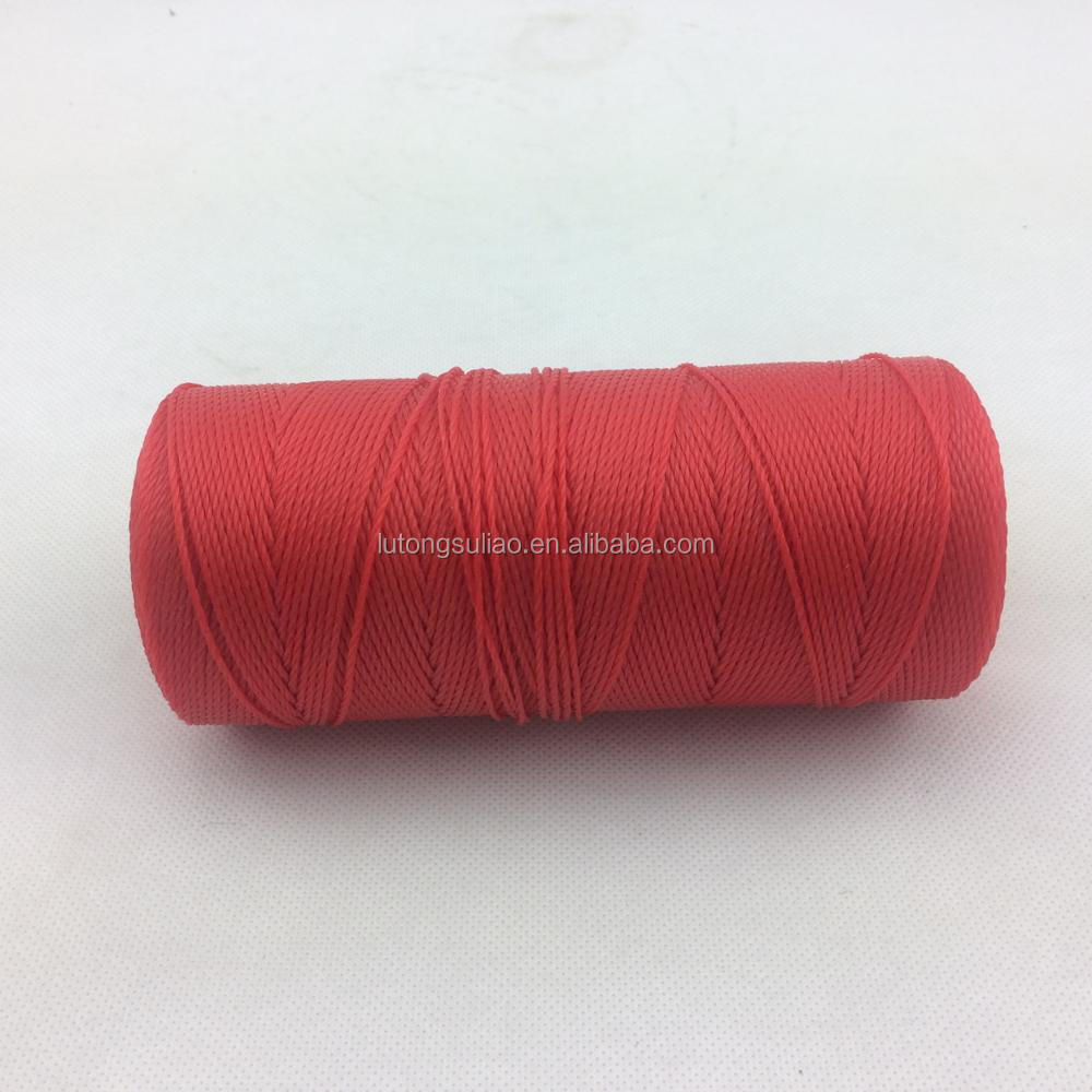 colorful 3 strands twisted polypyelene net fishing twine