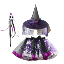 Halloween TUTU Hat Wand Set for Girls