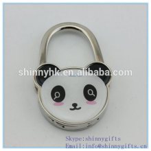 2014 newest silver panda bag hanger table hook for purse