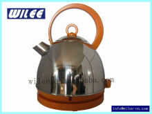 Stainless Steel Orange Heating Element Kettle