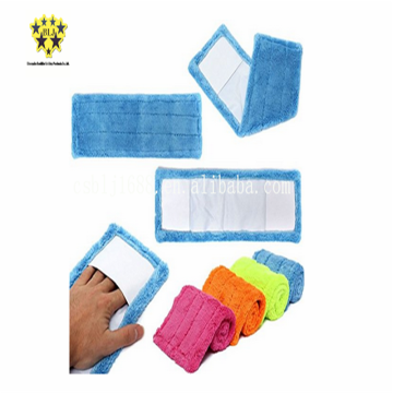 New Products Low Cost Microfiber Coral Fleece Mops With Pocket Disposable Mops