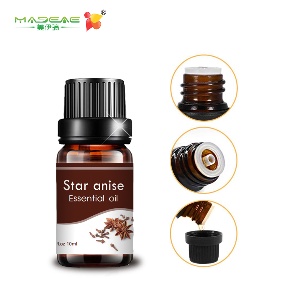 cosmetic grade 10ml private label star anise oil for aroma