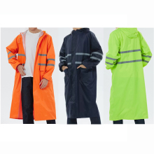Waterproof Hivis Yellow Raincoat with Reflective Safety Features