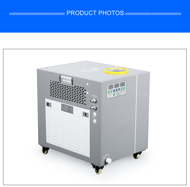 0.75HP 1800W manufacture in china industrial water cooler UV cooler air cooled chiller for LED UV curer