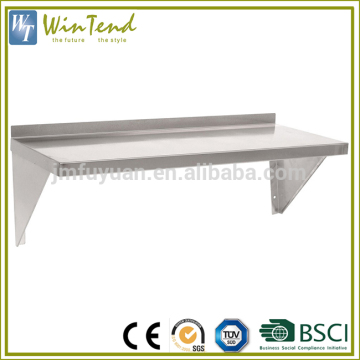Wall shelf with hidden mount adjustable stainless steel kitchen wall shelf