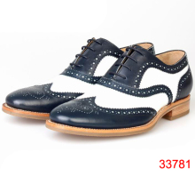 white and navy elegant best quality goodyear men