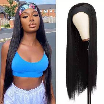 Hot Selling Brazillian Hair Virgin Brazilian Wigs Straight Headband Wigs Manufacturers Unprocessed Human Hair