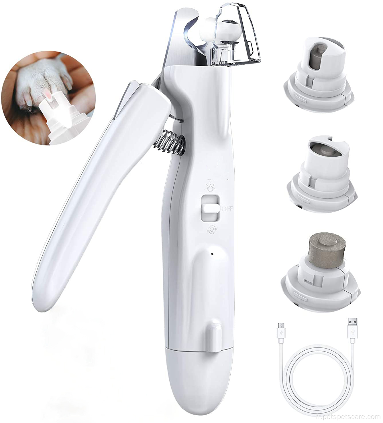 NOUVEAU PET NOID CLIPPER GRINDER RECHARGable