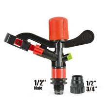 F26W-D 1/2\" Male Plastic Circle Impact Garden Sprinkler for Irrigation System