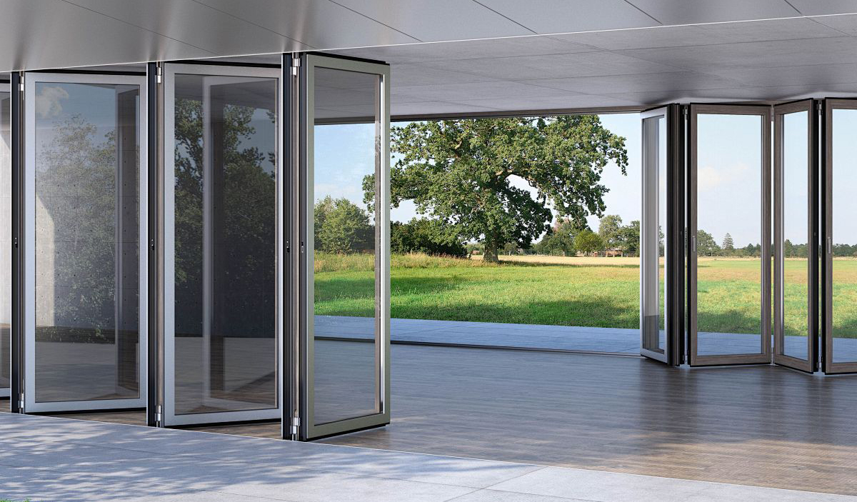 American Standard Aluminum Folding Patio Door