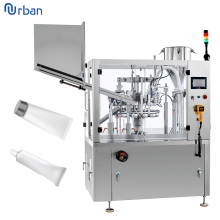 Fully Automatic Consecutive Soft Tube Filling & Sealing Machine for PLC Cosmetic Tubes