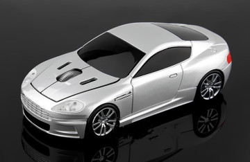 Car shaped optical wireless mouse