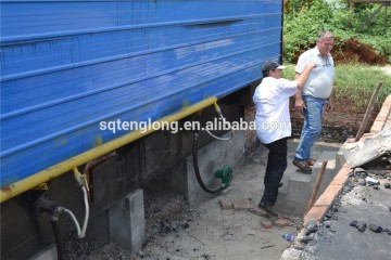 dispose waste tyre/plastic/rubber recycling machine of plastic waste to oil