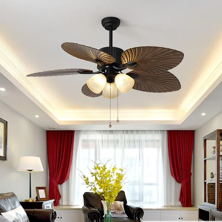 Vintage-Inspired American Fan Chandelier for Chic Living Spaces