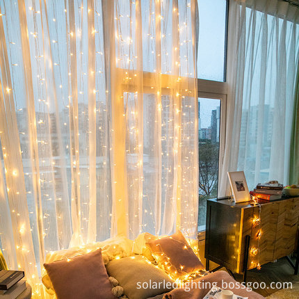 Copper Curtain String Light