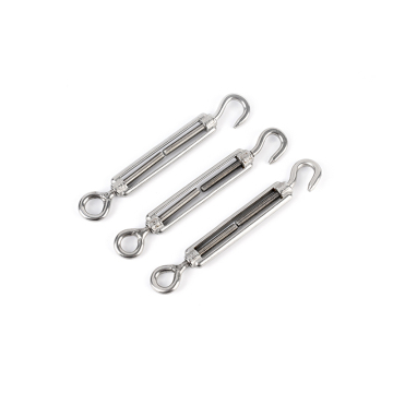 Hook-eye wire rope turnbuckle screw