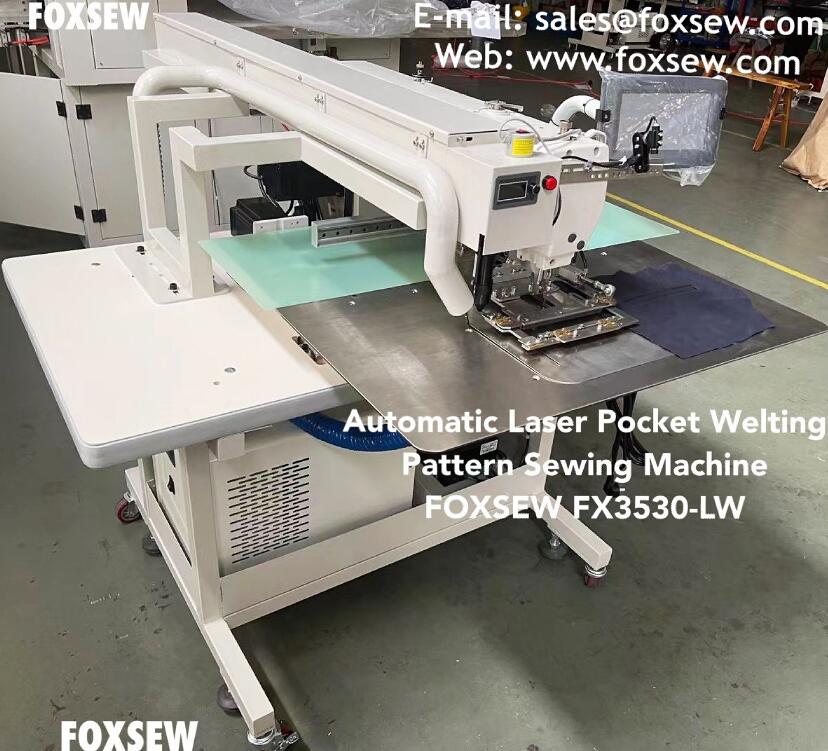 Automatic Laser Pocket Welting Sewing Machine FOXSEW FX3530-LW -3