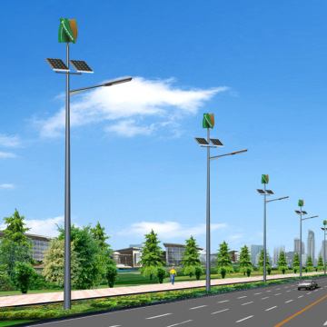 Wind power led turbine lights solar hybrid street light