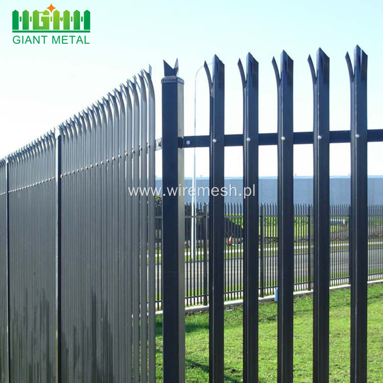 Factory Powder Coated Steel Palisade Fence for Sale