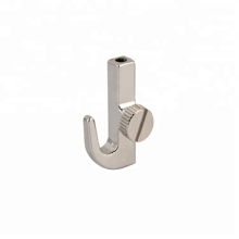 High-Quality Zinc Alloy J-Shaped Side Screw Hook for Picture Hanging System - HK-0001-NK