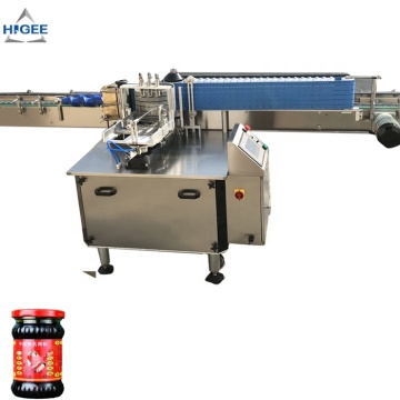 Chilli Sauce 500ml Cold Glue Labeling Machine for Mustard Sauce